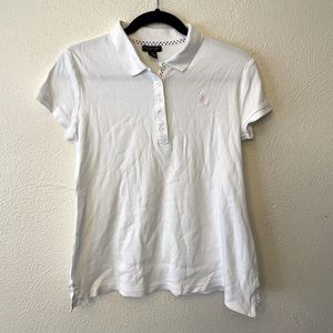 U.S Polo Assn. Medium, white womans polo